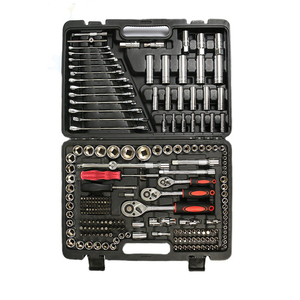 Jeu de clés à douille, jeu de clés à douille, jeu d'outils de <span class=keywords><strong>mécanicien</strong></span>, jeu de clés hexagonales pour réparation de voiture, moteur, 215 pièces - Product Image 1