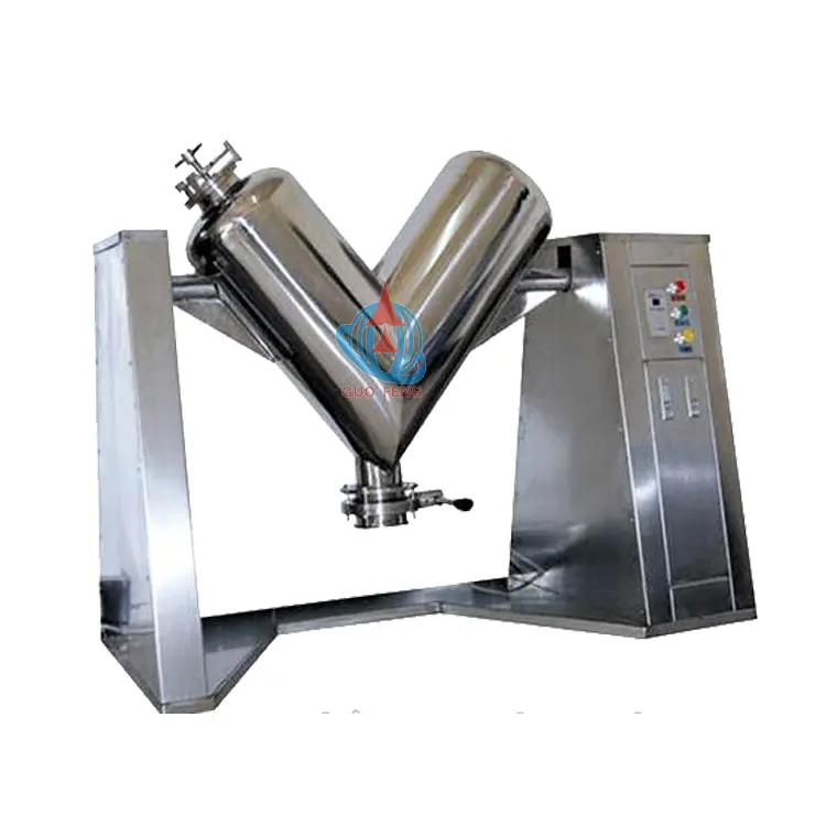 200l Mixer Powder V 100Kg Pencampuran Industri Mixer Mixer Mixer