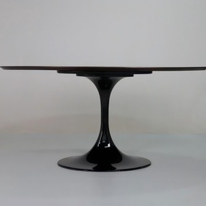 Tavolo da pranzo ovale in stile crema francese 12 posti in alluminio in fibra di vetro tulipano 72 ''tromba in ceramica tavolo da pranzo fabbrica - Product Image 2