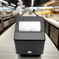 Imprimante de reçus thermique Bluetooth 80mm avec imprimante de machine POS à coupe automatique compatible ESC/POS