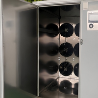 Machine de séchage des raisins en Italie, pompe à chaleur, déshydrateur de fruits pour la production de raisins secs