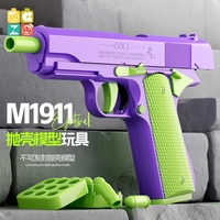 CZ meilleur impression 3D Mini pistolet jouet Anti Stress lumière lueur mignon continu 1911 balle molle pistolet d'éjection Fidget jouets pour enfants