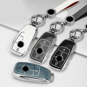 Haute qualité en gros Durable étui à clés en TPU Logo personnalisable <span class=keywords><strong>Protection</strong></span> des clés pour <span class=keywords><strong>Mercedes</strong></span> Benz KeCar étui de <span class=keywords><strong>protection</strong></span> des clés - Product Image 1