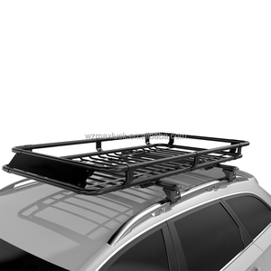 Cesta de carga para <span class=keywords><strong>techo</strong></span> de coche de acero resistente D180-180x100x15,5 cm-Galvanizado y recubierto de pulverización de alta temperatura - Product Image 4