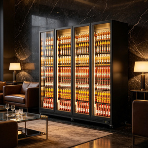 Refrigerador Exhibidor de Bebidas Multipuertas con Inversor, de Alta Gama y Elegante, para Uso Comercial, al Mejor Precio de Fábrica - Product Image 2