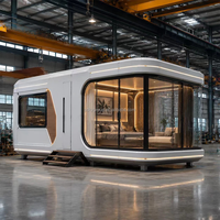 Capsule Moderne Portable avec Salle de Bain Privée pour le Développement Hôtelier en Plein Air et l'Hôtellerie de Luxe – Maison Capsule Design Premium