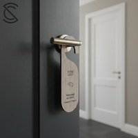 Porte-cartes d'hôtel en bois écologique personnalisé, impression de cartes en bambou, carte « Ne pas déranger », gravure au laser, logo RFID