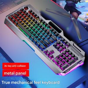 Ensemble <span class=keywords><strong>clavier</strong></span> et <span class=keywords><strong>souris</strong></span> à membrane GX80 <span class=keywords><strong>Casque</strong></span> d'écoute Ensemble de trois pièces <span class=keywords><strong>Clavier</strong></span> de jeu électronique de bureau filaire <span class=keywords><strong>Clavier</strong></span> mécanique - Product Image 4