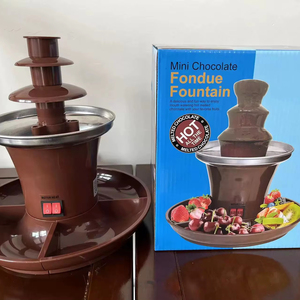 Fontaine <span class=keywords><strong>à</strong></span> <span class=keywords><strong>chocolat</strong></span> électrique 3 niveaux avec plateau de base divisé détachable pour fêtes et mariages - Product Image 1