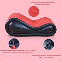 JIUZE Prix d'usine Fauteuil gonflable ergonomique en PVC lavable, avec soutien corporel en forme de S, pour yoga, couple et détente, personnalisable