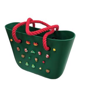 Imperméable EVA plage sac fourre-tout en caoutchouc <span class=keywords><strong>de</strong></span> Silicone souple grande capacité sac à main anti-<span class=keywords><strong>sable</strong></span> voyage pique-nique panier <span class=keywords><strong>de</strong></span> rangement sacs à bandoulière - Product Image 4