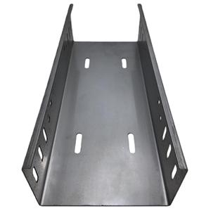 Canaux de câblage en acier galvanisé robuste non perforés avec couvercle pour le routage de câbles industriels, taille personnalisée - Product Image 1