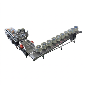 <b>Vegetable</b> Sorting Cutting Drying Processing Line Automatic Washing Production Line for Fruit and Veggies Washing and Drying Line - Product Image 1