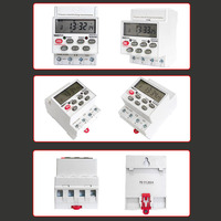 Venta al por mayor temporizador digital interruptor relé AC220V 30A eléctrico 7 días controlador de tiempo programable
