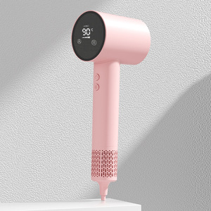 Secador de pelo profesional de 1500w con pantalla táctil, montable en pared, portátil, con alta velocidad de viento y iones negativos para el hogar y peluquerías. - Product Image 2
