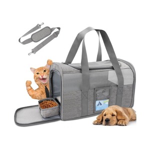 Sac de transport pliable et respirant pour animaux de compagnie - Sac à main pour petits chiens et chats - Product Image 1