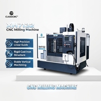 Machine de fraisage CNC à structure compacte XH7132 pour la fabrication de précision de moules miniatures et de gabarits