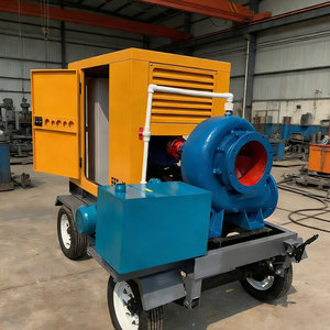 Pompe à eau diesel en fer de 4/6/8 pouces, haute puissance, mobile, pour drainage des inondations et utilisation agricole - Product Image 3