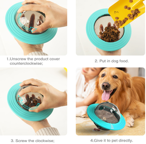 Köpek oyuncak IQ tedavi topu gıda dağıtım köpek bulmaca oyuncak için küçük orta oynayan köpekler Chasing çiğneme - Product Image 5