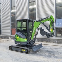 Excavator Mini Hidrolik EPA 2.5 Ton Berkualitas Tinggi, Dijual Murah dari Cina dengan Kabin Opsional, Harga Terbaik