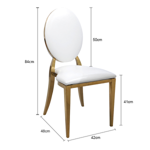 Modernas Sillas de Acero Inoxidable Apilables para Hotel con Respaldo Ovalado, Muebles para Eventos <span class=keywords><strong>y</strong></span> Comedor para Salones, <span class=keywords><strong>Banquetes</strong></span>, <span class=keywords><strong>Bodas</strong></span> <span class=keywords><strong>y</strong></span> Bares - Product Image 6