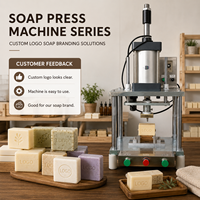 Presse à savon pneumatique de petite taille 12 kg - Haute efficacité pour mini-atelier de fabrication de savon