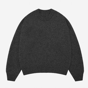 Suéteres Cortos Clásicos de Lana y Cachemira para Hombre al por Mayor, Tejidos para Invierno, Transpirables, Antiarrugas, Antiretráctiles, con Bordado Frontal - Product Image 1