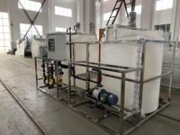Machine de dosage de coagulant semi-automatique fiable avec baril de dosage en PE et agitateur pour les stations d'épuration des eaux usées municipales