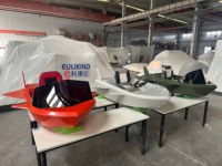 Bateau semi-rigide électrique EULIKIND, édition phare, pour usage professionnel, auto-vidangeant, 45 km/h, pédales en alliage, boîte à outils, klaxon en option