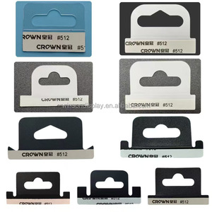 Hot Sale PP Plastic Hole <b>Hook</b> <b>Adhesive</b> Hanging Hole hang Tab Supermarket Self <b>Adhesive</b> Packing Plastic hang Tabs - Product Image 1