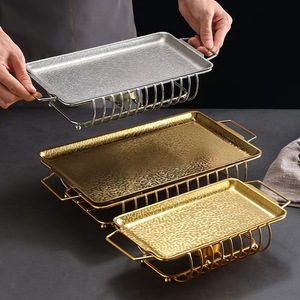 Piastra per Barbecue Coreano a Carbone per Esterni con Funzione di Mantenimento del Calore, Ideale per Grigliate e Cotture BBQ - Product Image 1