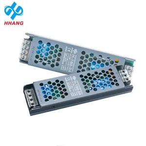 Fuente de alimentación conmutada para interiores, fuente de alimentación conmutada de tira Led, silencioso, CA, CC, tensión constante delgada, 100w, 200w, 250w, Smps, 12v, 24v