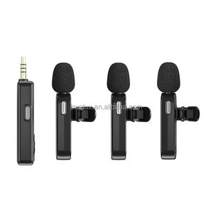 Dispositivo receptor de micrófono Lavalier inalámbrico H20 <span class=keywords><strong>One</strong></span> Drag Four incorporado DSP reducción activa de ruido Micrófono de solapa 4 en 1 - Product Image 1