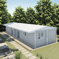 Maisons portables miniatures TOPPRE, 2 chambres, maison conteneur de 40 pieds, maisons miniatures préfabriquées, maisons conteneur de 20 pieds avec salle de bain
