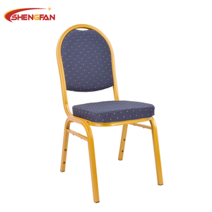 Chaise <span class=keywords><strong>de</strong></span> banquet bleu royal européen, dossier haut, cadre en métal doré, chaise <span class=keywords><strong>de</strong></span> réception VIP pour événement <span class=keywords><strong>de</strong></span> luxe, logo personnalisé disponible - Product Image 1