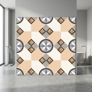 Carreaux muraux luxueux en céramique brillante série numérique 300x300mm Design élégant de style arabe - Product Image 1