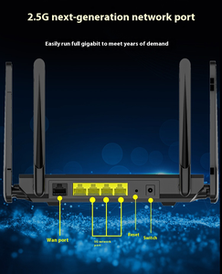 Wifi6 băng tần kép Gigabit Router 1800Mbps Wifi Router hỗ trợ 128 + Thiết bị mạng lưới bắn pháo hoa không dây cao phạm vi - Product Image 2