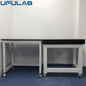 Table <span class=keywords><strong>de</strong></span> balance en acier laminé à froid <span class=keywords><strong>de</strong></span> classe cent mille, design industriel avec plateau en marbre pour hôpital, laboratoire, entrepôt - Product Image 6