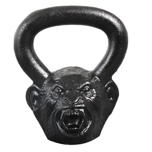 Competition/Training/Fitness cast iron kettle bells Gym black monkey kettlebell