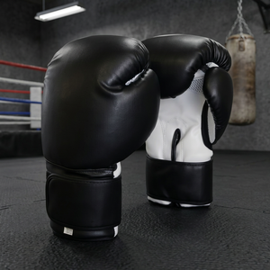 Guantes de Boxeo Profesionales para Entrenamiento, Guantes de Combate de Cuero para Hombres y Mujeres, Guantes de Boxeo para Entrenamiento con Saco de Boxeo - Product Image 3