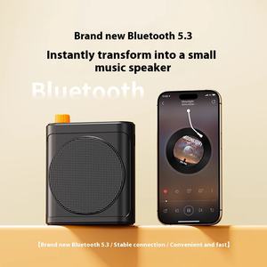 ลำโพงไร้สายแบบพกพา M29มีโทรโข่งแบบไดนามิกสำหรับสอนและเล่นไกด์นำเที่ยวโดยใช้ไมโครโฟนลาวาเลียร์ - Product Image 4