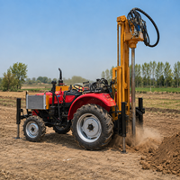 Foreuse pneumatique diesel FY-300T de type tracteur avec moteur et boîte de vitesses, profondeur de forage 300m, pour puits d'eau et usage agricole