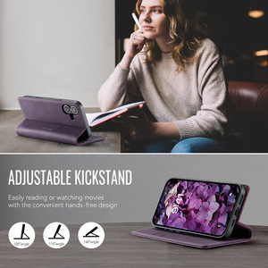 Funda plegable magnética de negocios para <span class=keywords><strong>Samsung</strong></span> A56/55/54-Funda tipo billetera de cuero <span class=keywords><strong>a</strong></span> prueba de golpes con ranura para tarjeta desmontable y protección RFID - Product Image 5
