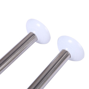 Barras de Acero Inoxidable Tipo U para Cortinas de Ducha, en Blíster, Material Metálico Resistente - Product Image 2