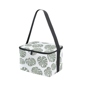 Custom Printed Hawaii Style Print Portable Waterproof Aluminum Film Small square Cold Ice Food Insulated Cooler Bag - Product Image 4