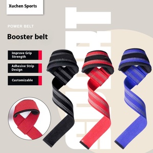 Menics OEM/ODM Profesyonel Bilek Destek Bandı Halter Kuvvet Antrenmanı Barfiks Sert Çekiş Kuvveti Bandı Erkekler ve Kadınlar için - Product Image 2