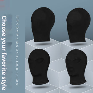 SM Leaky Mouth Sensory Deprivation Hood Cosplay Eye Mask Accessoires auxiliaires pour jeux intimes BDSM pour adultes Jouets sexuels - Product Image 4