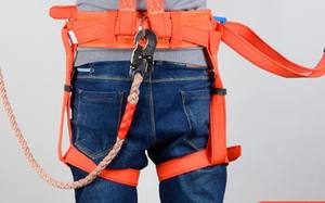 Ceinture de sécurité complète à double dos pour électricien, poteau d'escalade anti-chute à cinq points - Product Image 3