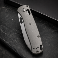 Plaquettes de couteau en titane personnalisées, directement de l'usine, avec grip texturé, pour remplacement sur couteaux pliants EDC