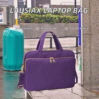 Lausiax – sacoche souple unisexe pour ordinateur portable, pochette pour ordinateur compatible MacBook/Dell/HP/Acer/ASUS, mallette étanche avec fermeture éclair